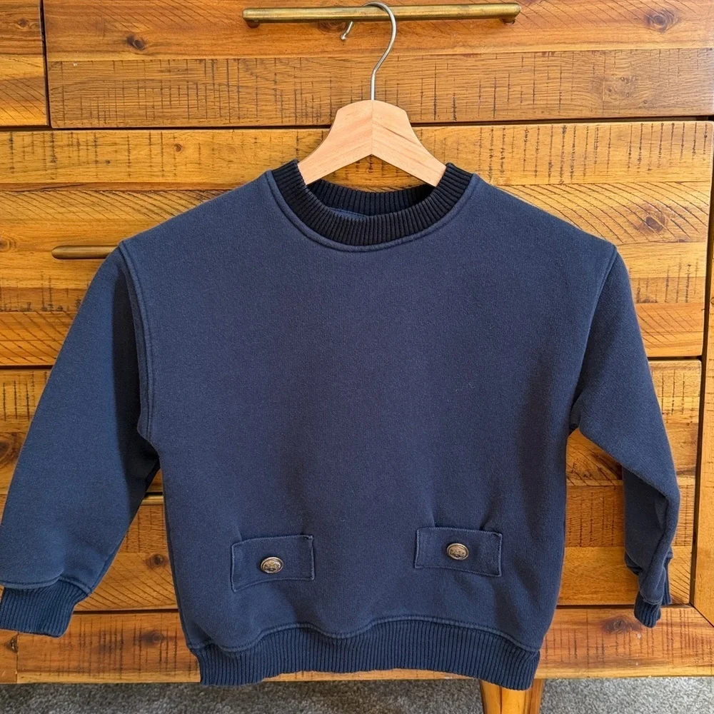 Zara Girls Navy Blue Sweater